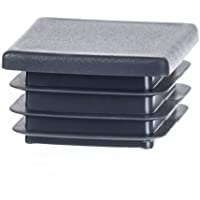 5 piezas tapones para tubos cuadrados 20x20 mm antracita plástico tapa de extremo tapas